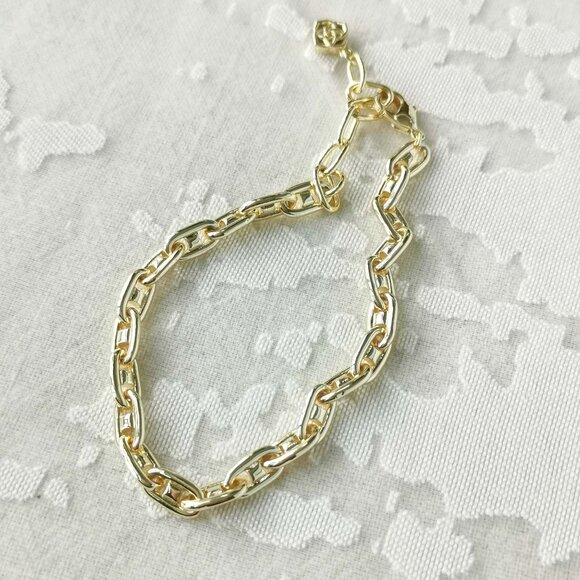 Kendra Scott Bailey Gold Chain Bracelet - Picture 1 of 3